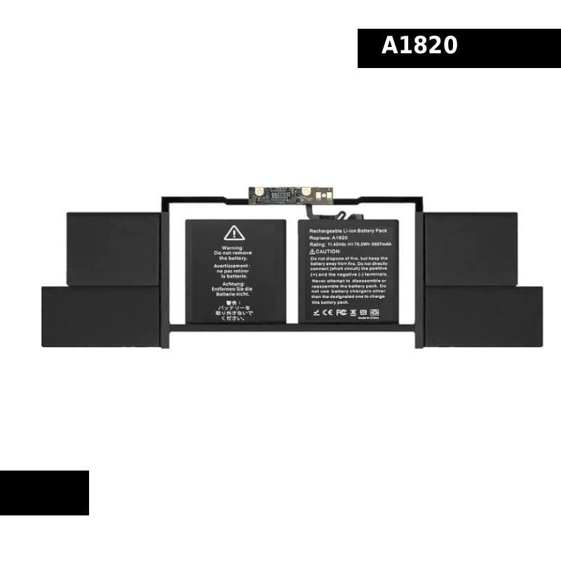 Apple A1820 A1707 EMC 3162 EMC 3072 2016 2017 MacBook Pro 15"  Laptop Battery
