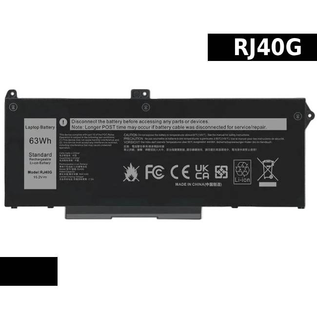 Dell Latitude14 5420 5520 Precision15 3560 RJ40G 63Wh Laptop Battery