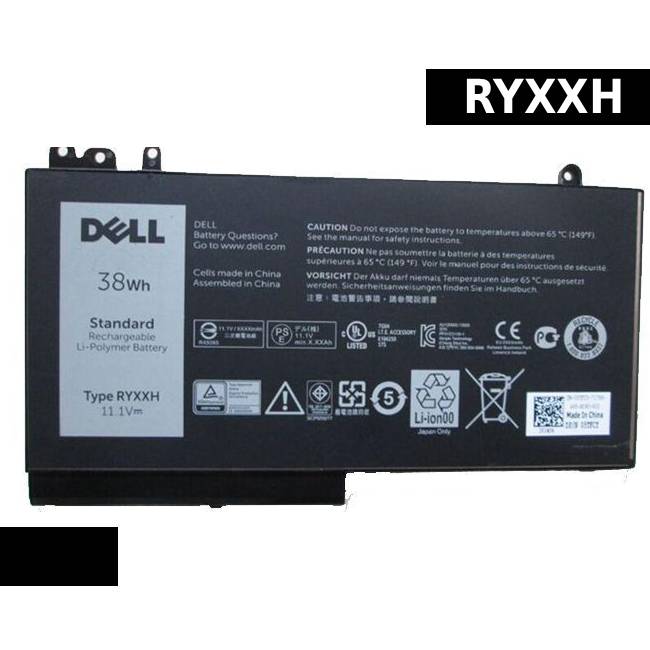 Dell Latitude P48G 3350 3160 E5450 E5550 RYXXH 38Wh Laptop Battery