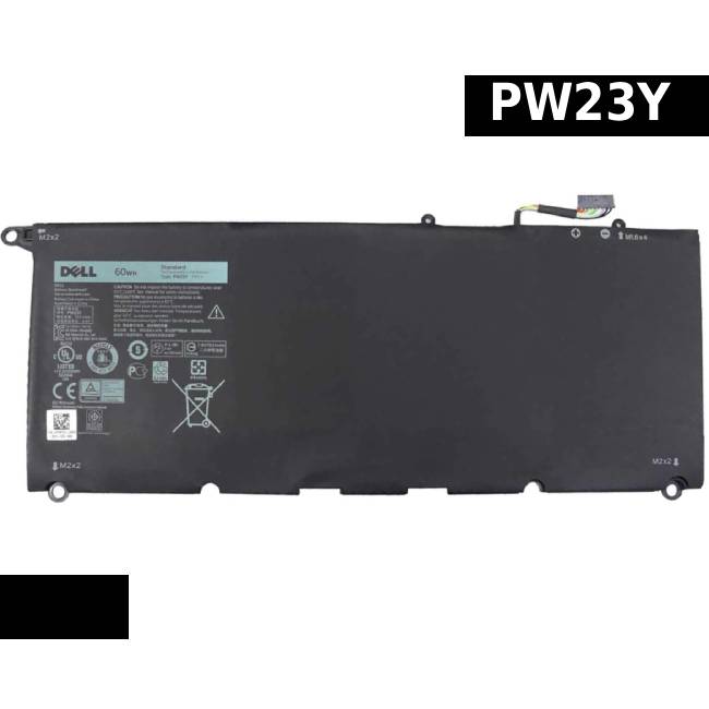 Dell XPS 13-9343 9350 P54G PW23Y 68Wh Laptop Battery
