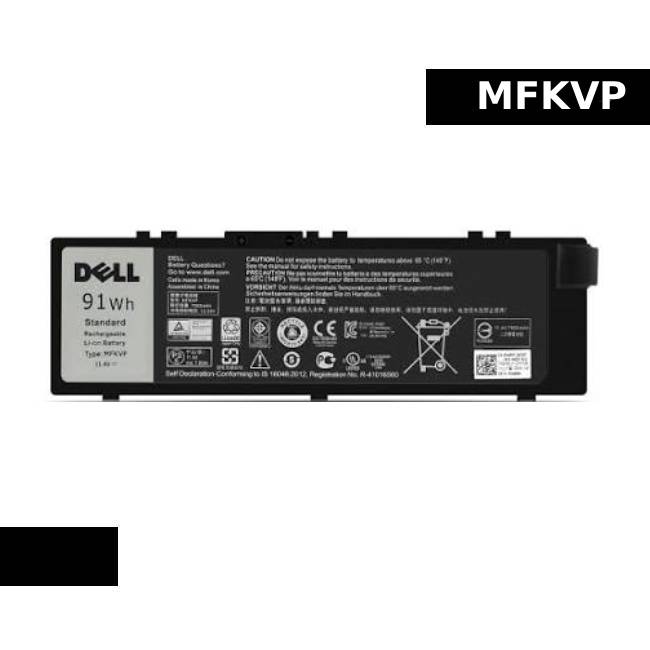 Dell precision 7710 7510 M7710 MFKVP 91Wh Laptop Battery